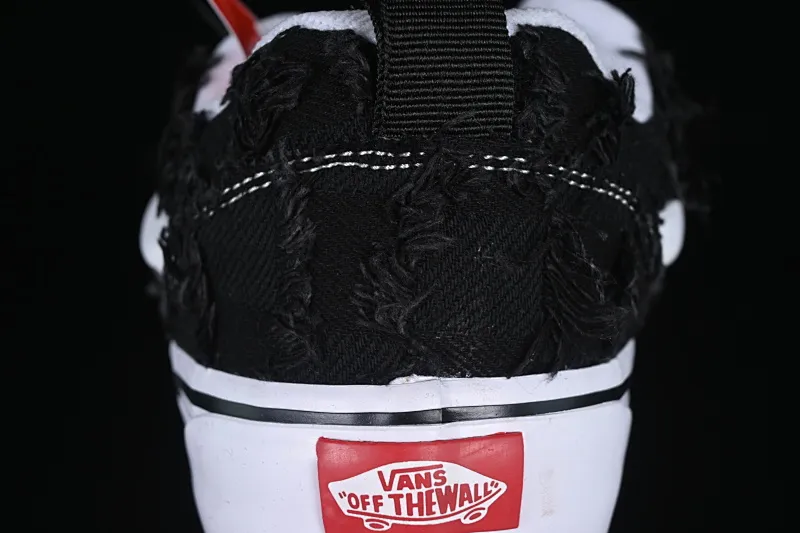 All categories Vans Vans series Vans Low Vans low-top Vans Knu Skool Vans denim rag low-top retro casual fat bread shoes VN0009QC6BT